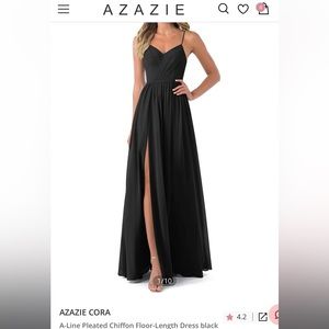 Black floor length gown